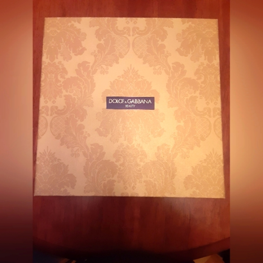 Dolce & Gabbana Cream Patterned Box.Empty.I HAVE 3 for 50